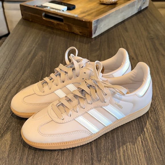 Adidas Samba Sneakers - Taupe and White - Picture 4 of 6